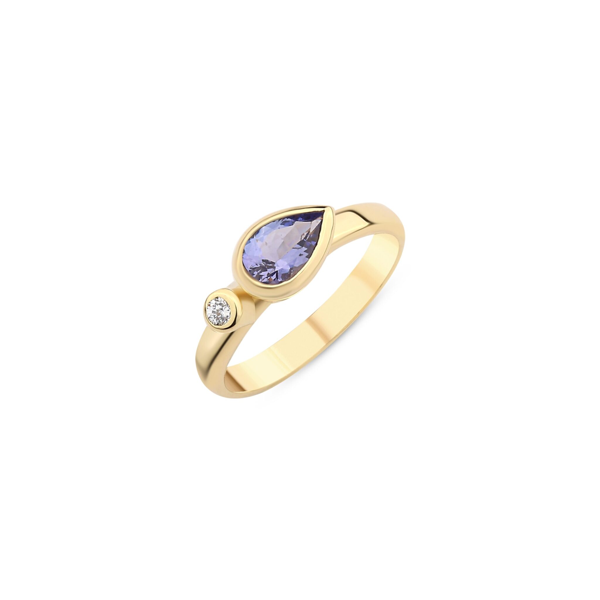 Tanzanite Pear Gleam