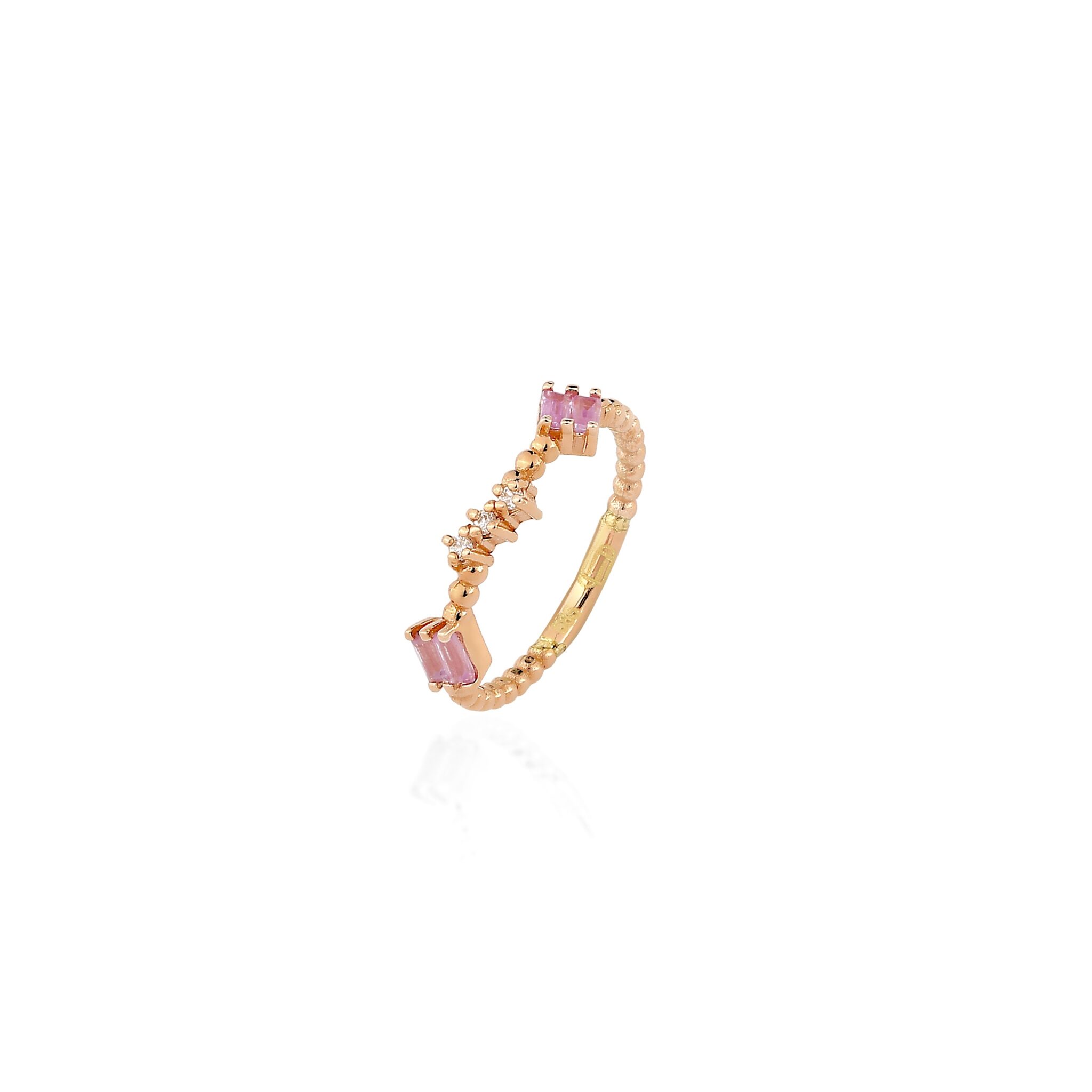 Pink Lovinlights Knuckle Ring